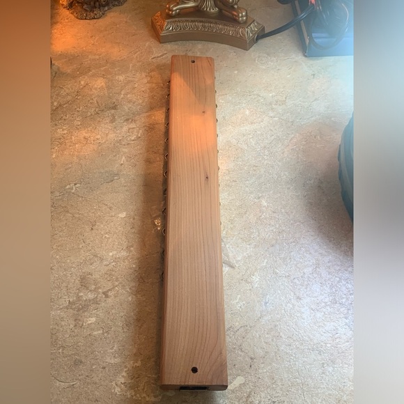 Cedar And Brass, 24 Hook Automatic Tie Rack. Vintage. Made In USA - Picture 10 of 12